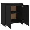 vidaXL خزانة جانبية 75x41x70 سم خشب صناعي أسود