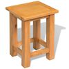 vidaXL طاولة طرفية 27&times;24&times;37 سم خشب بلوط صلب