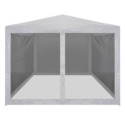 vidaXL خيمة حفلات مع 4 جدران جانبية شبكية 4×3 م