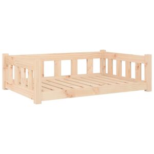 vidaXL سرير كلب 28x65,5x95,5 سم خشب صنوبر صلب