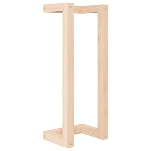 vidaXL رف مناشف مقاس 23x18x60 سم من خشب الصنوبر الصلب