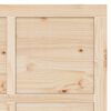 vidaXL باب منزلق بني 80 × 208 سم solid pine wood