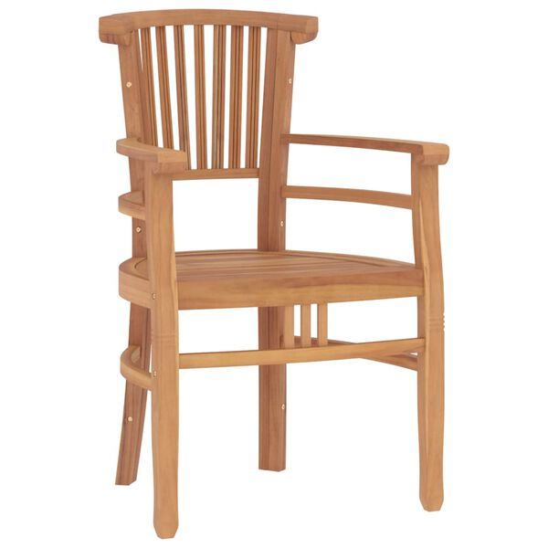 vidaXL عدد 3 قطع طقم سفرة حديقة خشب ساج صلب