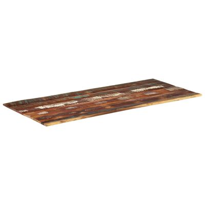 vidaXL سطح طاولة مستطيل 60×140 سم 15-16 ملم خشب صلب مستصلح