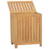 vidaXL حوض غسيل 50 &times; 35 &times; 60 سم من خشب الساج الصلب