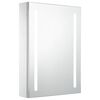 vidaXL خزانة حمام LED بمرآة 50&times;13&times;70 سم