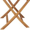 vidaXL طاولة حديقة قابلة للطي 85×76 سم خشب ساج صلب
