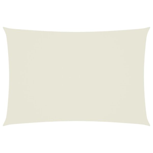 vidaXL مظلة شراعية قماش أكسفورد مستطيلة 2.5×4.5 م كريمي