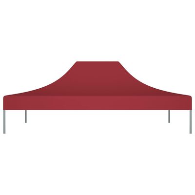 vidaXL سقف خيمة حفلات 4×3 م برغندي 270 جم/م²
