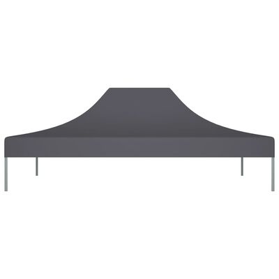 vidaXL سقف خيمة حفلات 4×3 م أنتراسيت 270 جم/م²
