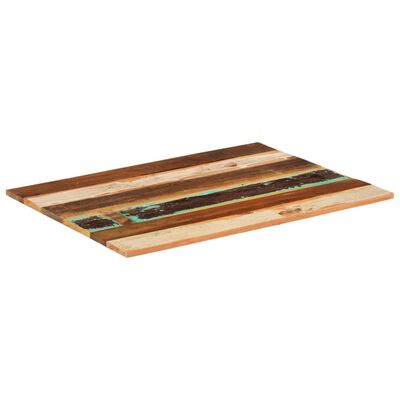 vidaXL سطح طاولة مستطيل 60×80 سم 15-16 ملم خشب صلب مستصلح