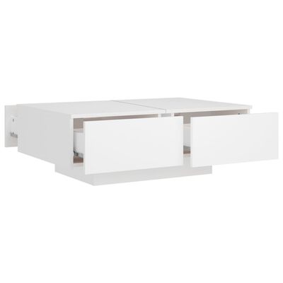 vidaXL طاولة قهوة لون أبيض 31x60x90 سم خشب صناعي