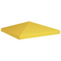 vidaXL غطاء جازيبو علوي 270 جرام/م² 3×3 م أصفر