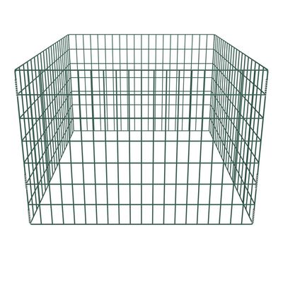 vidaXL صندوق سماد للحديقة شبكي مربع 100×100×70 سم