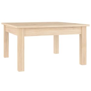 vidaXL طاولة قهوة 30x55x55 سم خشب صنوبر صلب