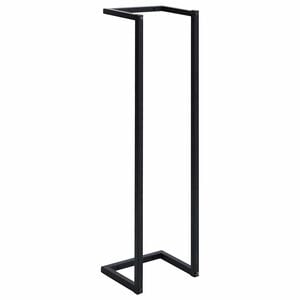vidaXL حامل مناشف أسود 25&times;20&times;95 سم حديد