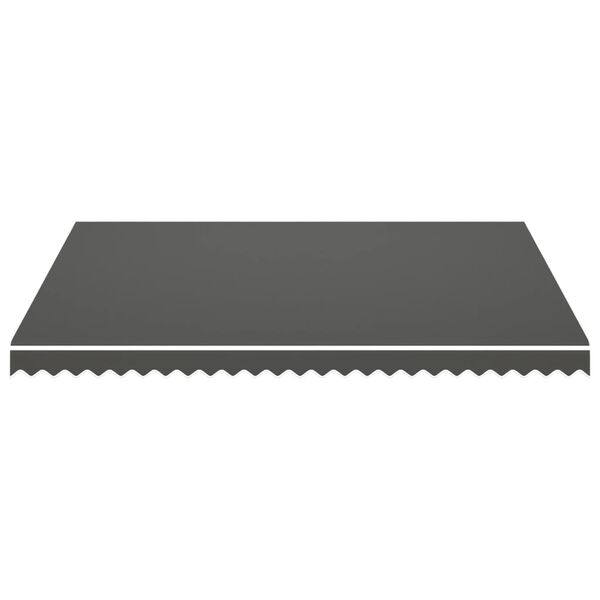 vidaXL سقف مظلة شمسية قماش كانفا أنثراسيت 350&times;250 سم