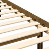 vidaXL إطار سرير خشب صنوبر صلب بني عسلي 200×200 سم