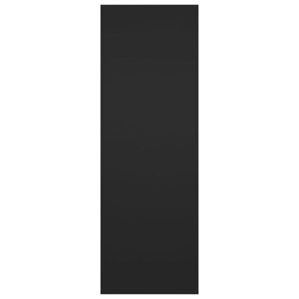 vidaXL خزانات تلفزيون 2 ق أسود 30.5&times;30&times;90 سم خشب صناعي