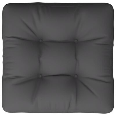 vidaXL وسادة مقعد منجدة 60 × 60 × 10 سم رمادي