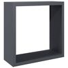 vidaXL رف حطب بلون أنثراسيت، 100&times;40&times;100 سم، مصنوع من الفولاذ