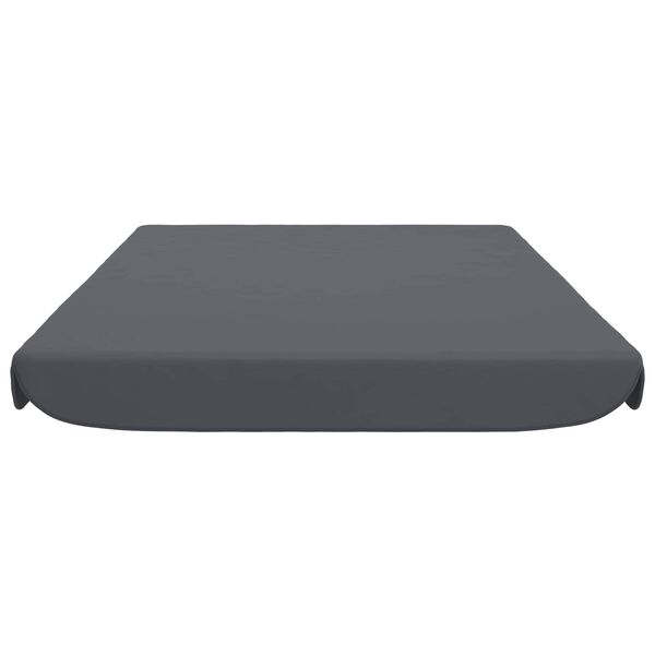 vidaXL مظلة أنثراسيت 192 x 147 x 20 سم قماش