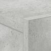 vidaXL منضدة سرير عائمة رمادي أسمنتي 40×30×15 سم خشب صناعي
