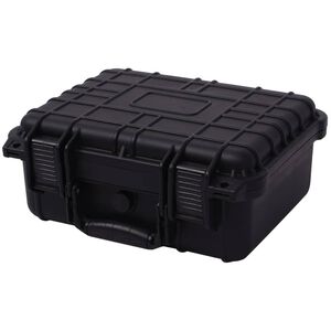 vidaXL حافظة معدات 35&times;29.5&times;15 سم أسود