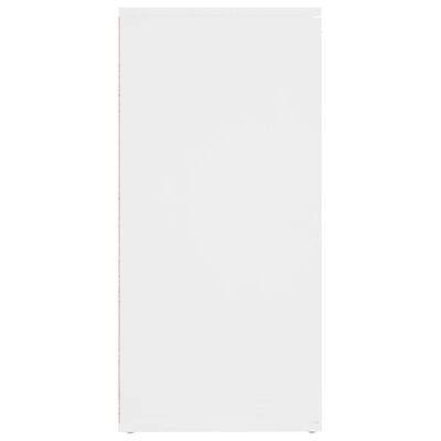 vidaXL خزانة جانبية أبيض 160×36×75 سم خشب صناعي