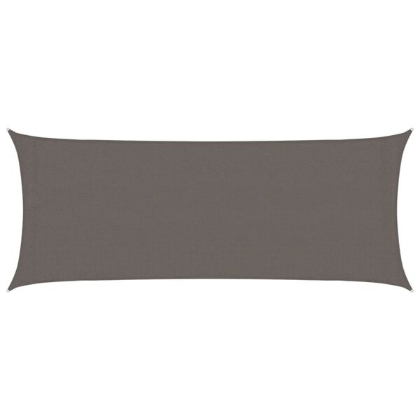 vidaXL مظلة شراعية 160 جم/م² أنثراسيت 2×4.5 م HDPE