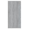 vidaXL خزانة جانبية سونوما رمادي 80&times;35&times;75 سم خشب صناعي