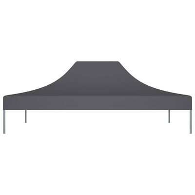 vidaXL سقف خيمة حفلات 4.5×3 م أنتراسيت 270 جم/م²