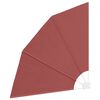 vidaXL مظلة شرفة جانبية قابلة للطي تيراكوتا 140&times;140 سم