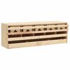 vidaXL عش دجاج 5 حجرات 117&times;33&times;38 سم خشب صنوبر صلب