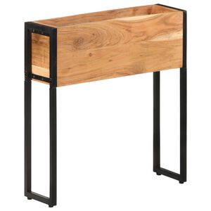 vidaXL حوض زرع 60&times;20&times;68 سم خشب أكاسيا صلب