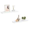 323928 vidaXL Picture Frame Ledge Shelves 2 pcs White 40x9x3 cm MDF - Untranslated