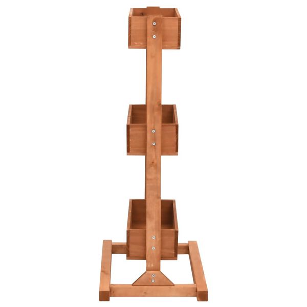 vidaXL حوض زرع 52&times;30&times;78 سم خشب تنوب