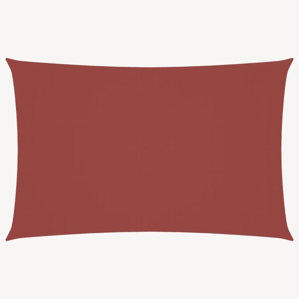 vidaXL مظلة شراعية قماش أكسفورد مستطيلة 2.5×5 م قرميدي