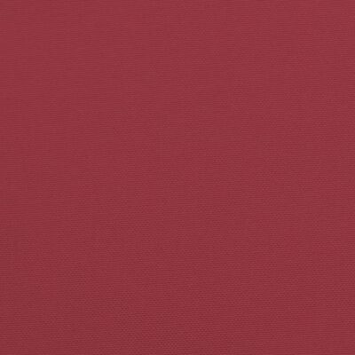 vidaXL وسادة كرسي تشمس أحمر خمري 200×70×3 سم قماش