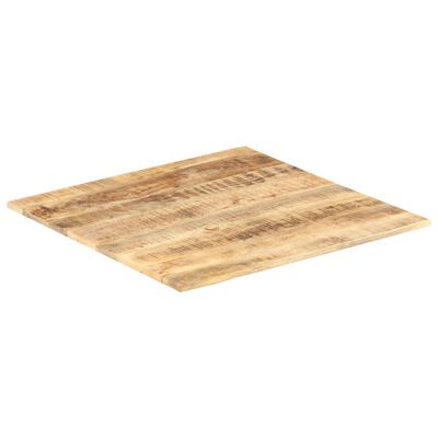 vidaXL سطح طاولة دائري خشب مانجو صلب 15-16 مم 60×60 سم