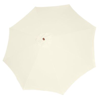 vidaXL مظلة 300×258 أبيض رملي