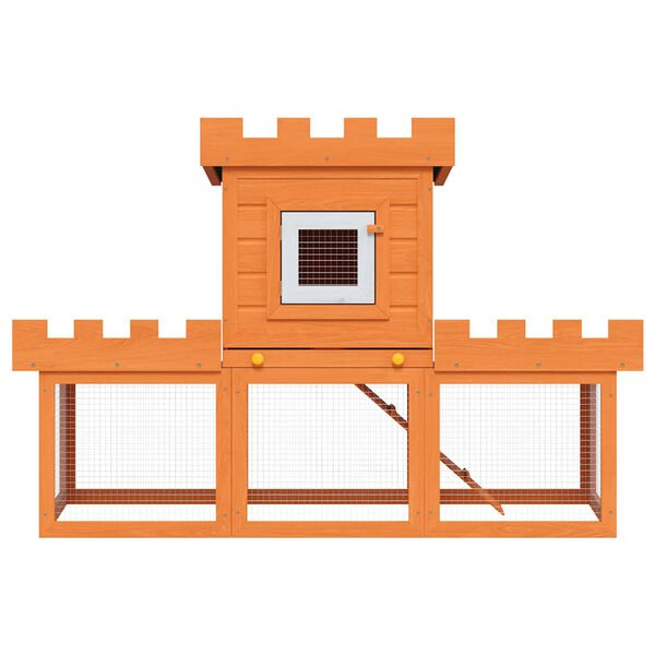 vidaXL قفص أرانب خارجي كبير قفص حيوانات أليفة بيت مفرد