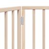 vidaXL بوابة كلب قابلة للطي، لوحتين، 160 سم، مصنوعة من خشب الحور