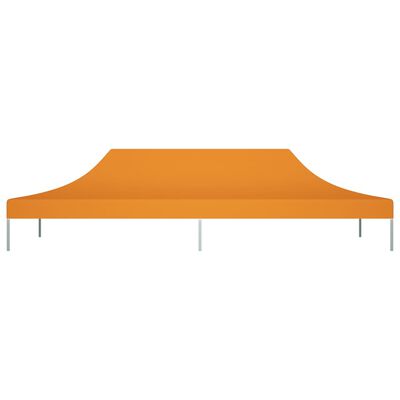 vidaXL سقف خيمة حفلات 6×3 م برتقالي 270 جم/م²