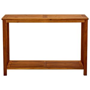 vidaXL طاولة كونسول للحديقة 110&times;40&times;75 سم خشب أكاسيا صلب