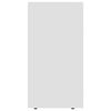 vidaXL خزانة جانبية أبيض 120×35×69 سم خشب صناعي