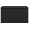 vidaXL بنش مدخل 80&times;40&times;45 سم خشب صناعي أسود