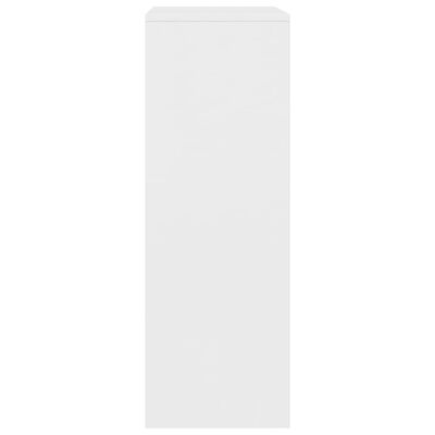 vidaXL خزانة مع 6 أدراج أبيض 50×34×96 سم خشب مضغوط
