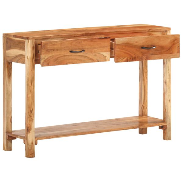 vidaXL خزانة جانبية 110×30×75 سم خشب سنط صلب