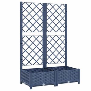 vidaXL حديقة أزرق رمادي 80 x 40 x 121.5 cm
